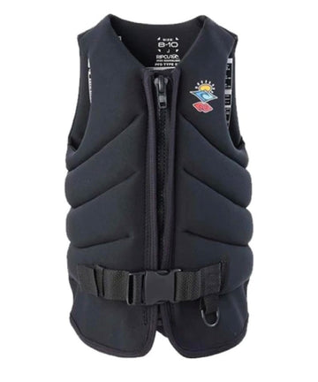 Rip Curl Dawn Patrol Boys Wake Vest -  Black